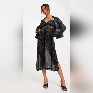 Bluebella X Ashish Sheer Dress-NWOT